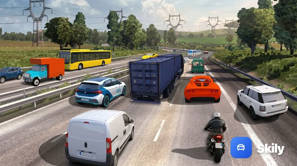 Circula con un turismo por una autovía con tráfico muy denso, ¿está permitido circular por el arcén para tomar la siguiente salida?