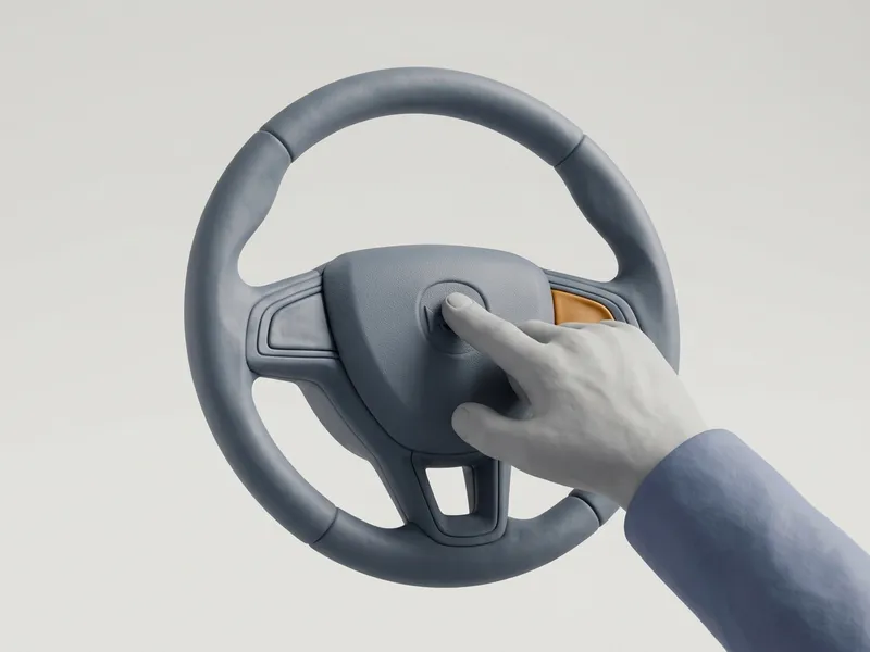 Claxon. En ciudad, solo para evitar un accidente. Para adelantar, ráfagas.