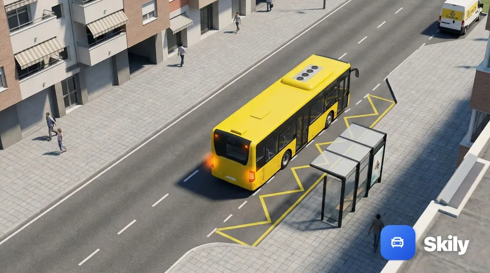 ¿Qué debe hacer al ver que el autobús pretende incorporase a la circulación?