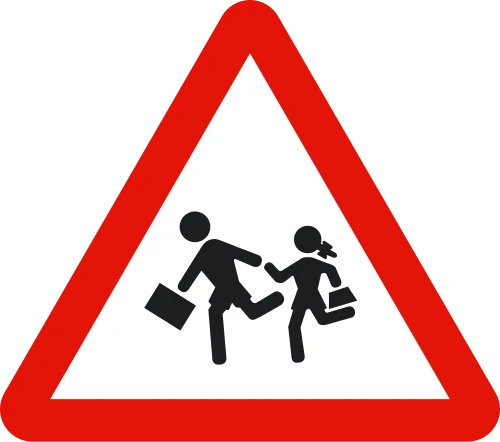 P-21. Niños: colegios y parques. Dos niños en el dibujo.