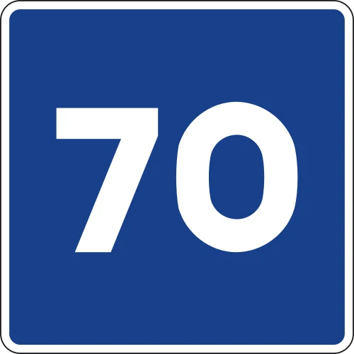 S-7. Velocidad máxima aconsejada.