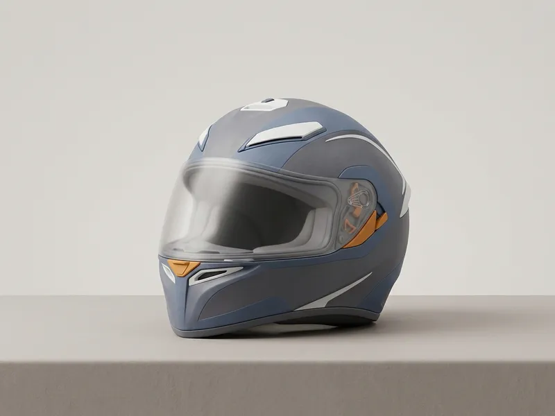 Casco integral. Protege cabeza y cara. Homologado y siempre abrochado.