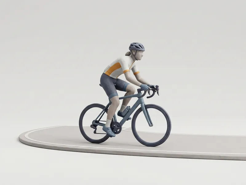 Ciclista. El casco es obligatorio en vías interurbanas.