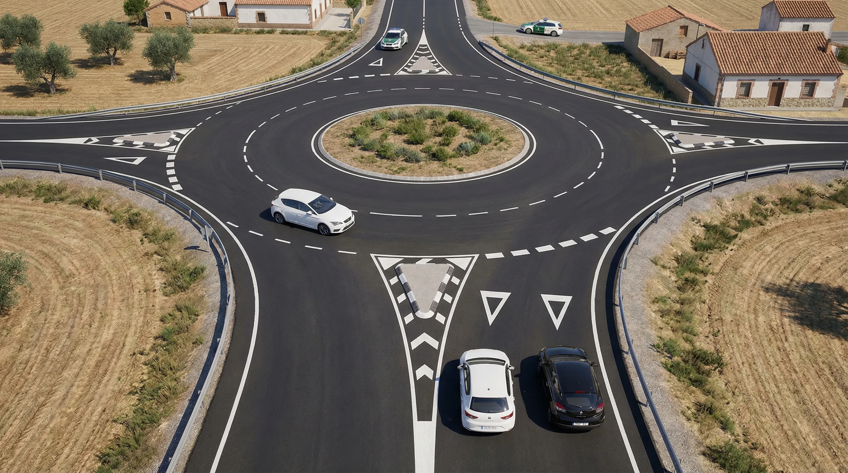 Is overtaking permitted in a roundabout?